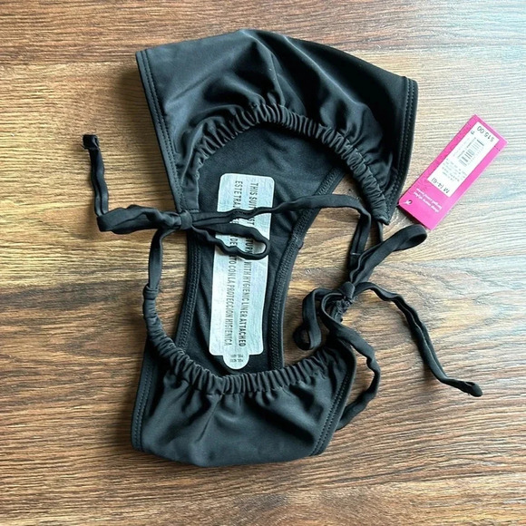 NWT Xhilaration Black Bikini Bottoms | Cheeky Bikini Bottoms | Strappy | - Picture 6 of 6